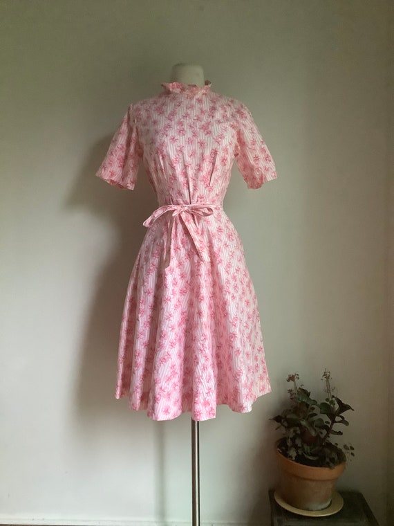 Vintage dress - vintage floral dress - 1960s dress
