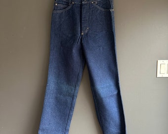 1970s dead stock Blue Bell Wrangler jeans 30x36