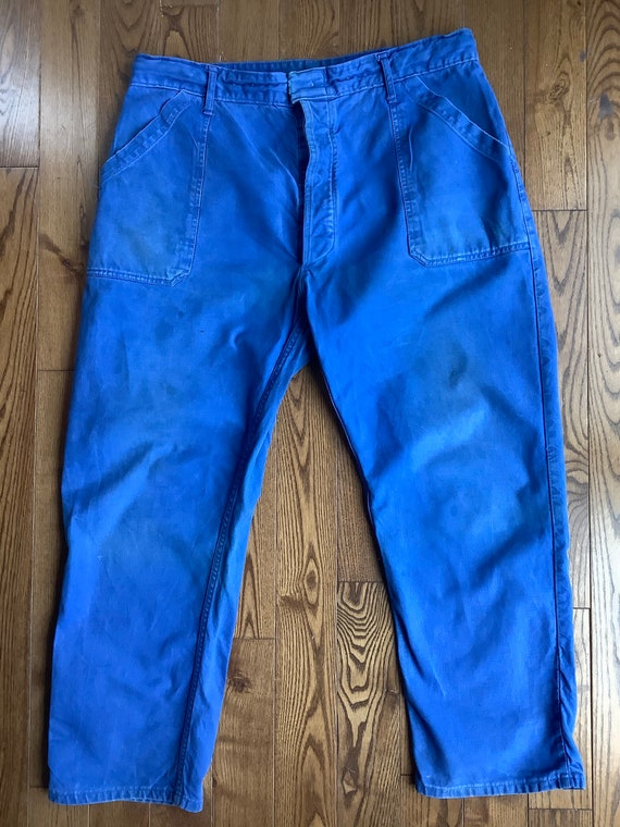 Vintage workwear pants - 1950s French workwear pan