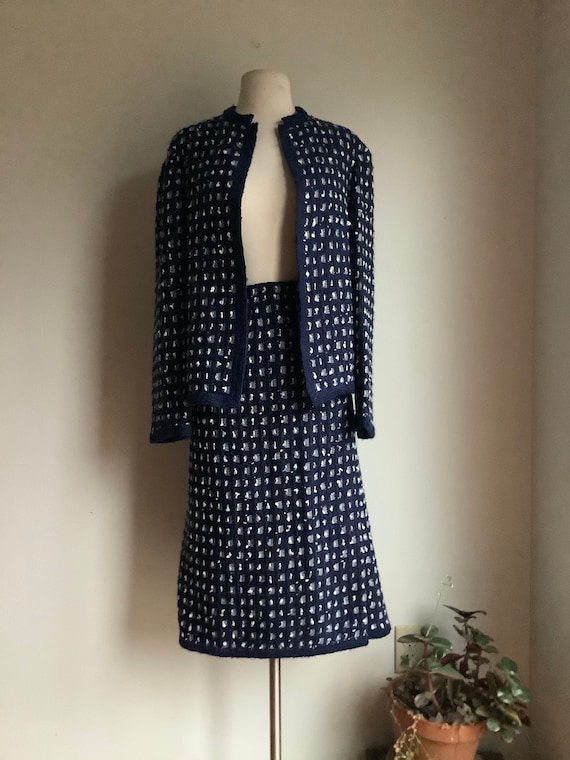 1960s dress - 1960s woolen dress - 1960s coordinat