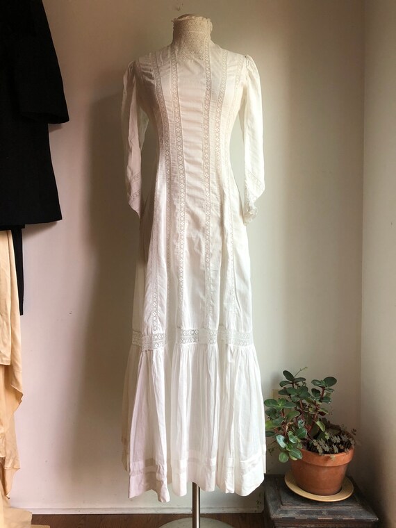 Edwardian era dress - antique dress - Antique summ