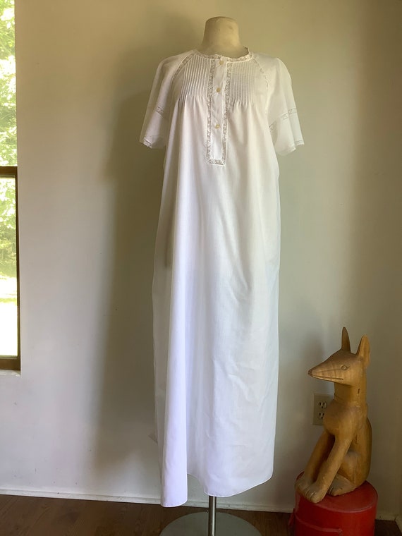 1950s cotton blend nightgown