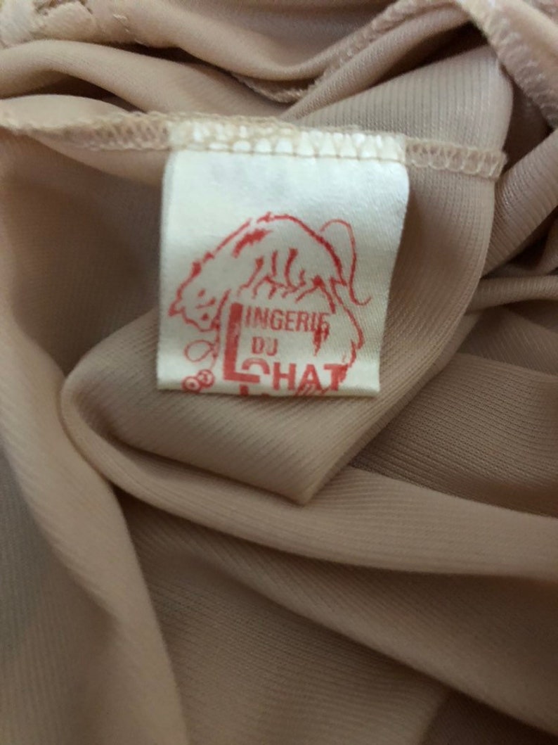 Vintage slip Lingerie du chat 1960s lingerie 1960s slip Vintage lingerie