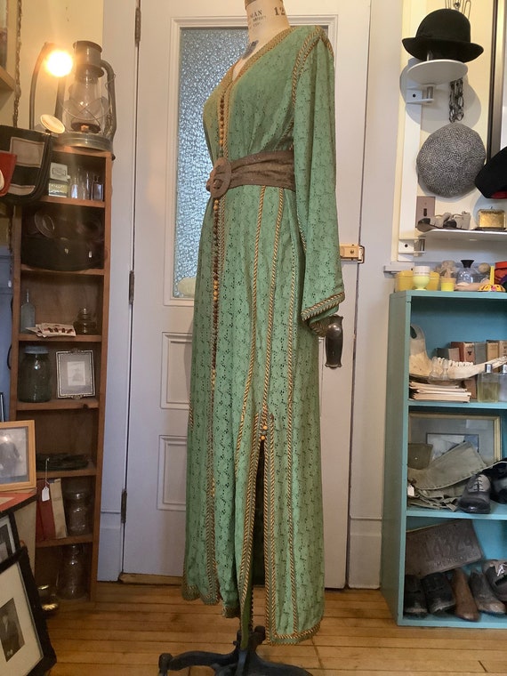 Vintage Kaftan - 1970s Kaftan - vintage Cotton Ka… - image 3