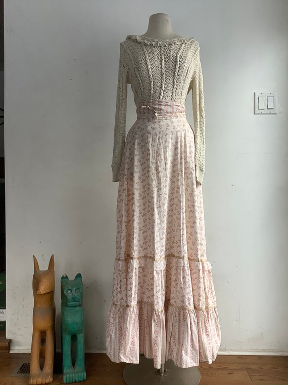 Jessica Gunnies maxi skirt - vintage maxi skirt -