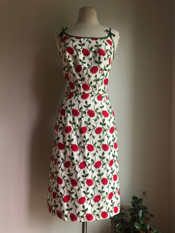 Vintage dress - 1950s dress - vintage sheath dress