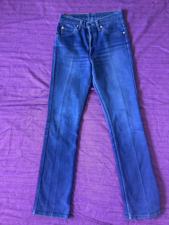 1990s Levis dark blue jeans model 417 - image 1