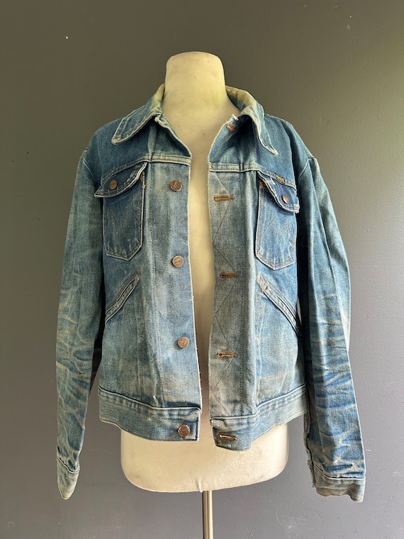 1970s Maverick distressed denim Jacket