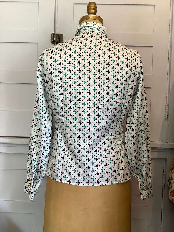 Vintage 1970s secretary blouse - image 2