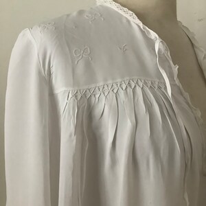 Vintage 1950s/60s white nightgown image 2