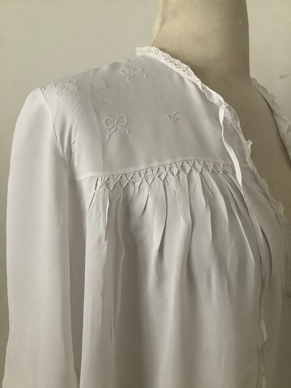 Vintage 1950s/60s white nightgown - image 2