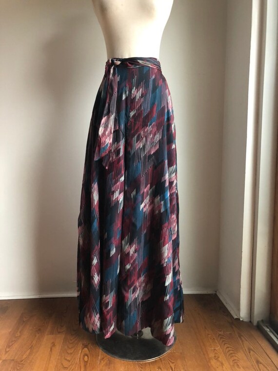 1970s pants - vintage palazzo pants - vintage maxi