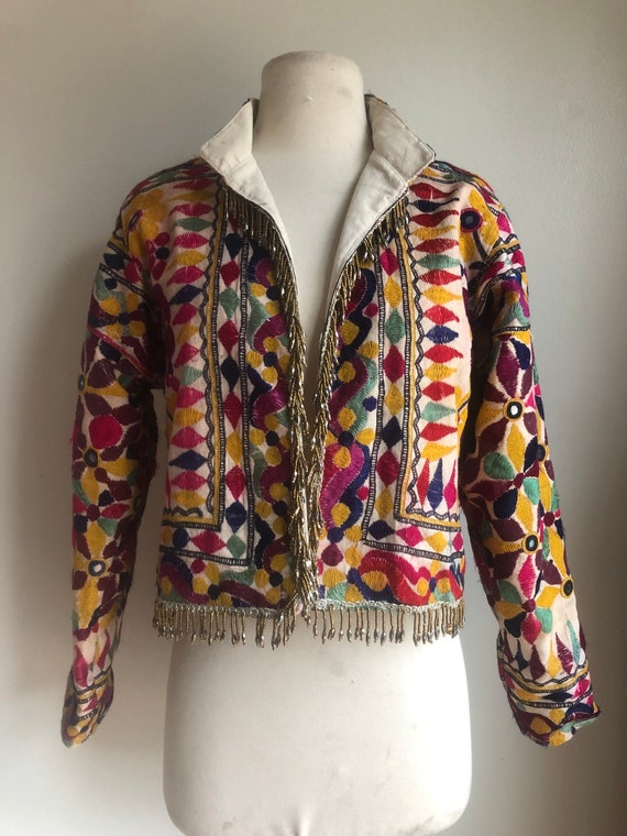 Vintage bolero jacket - 1970s bolero - Indian jack