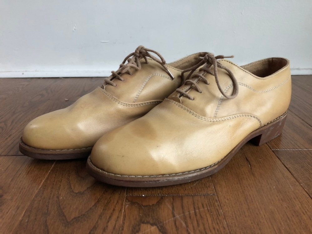 Vintage Oxford shoes vintage mens shoes 1990s mens shoes Etsy