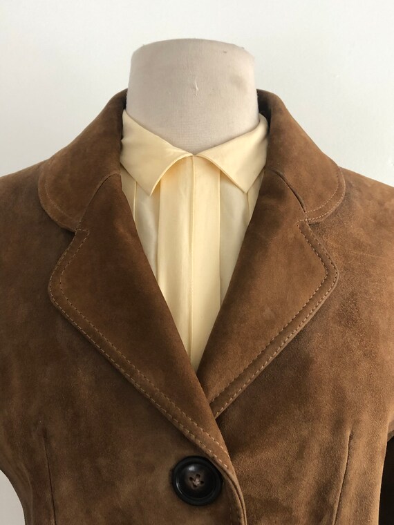 Vintage two piece set - 1950s suede set - 1950s dr