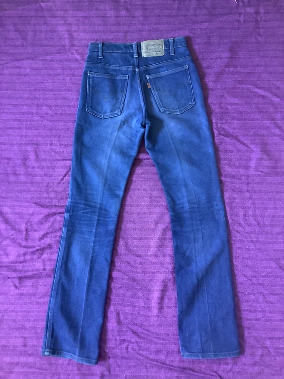 1990s Levis dark blue jeans model 417 - image 3