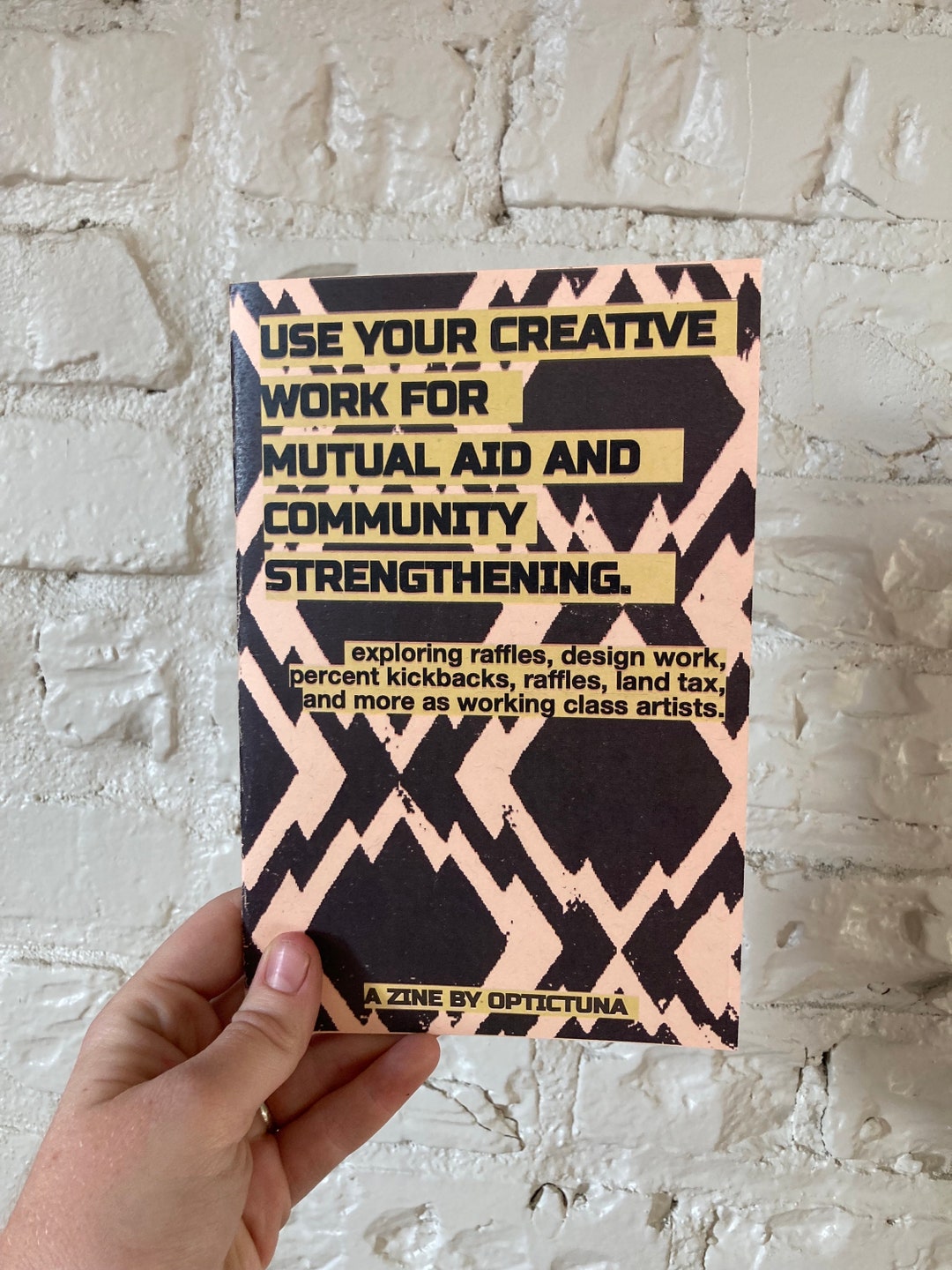 use your creative work for mutual aid and community strengthening zine! | resist | progressive | leftist