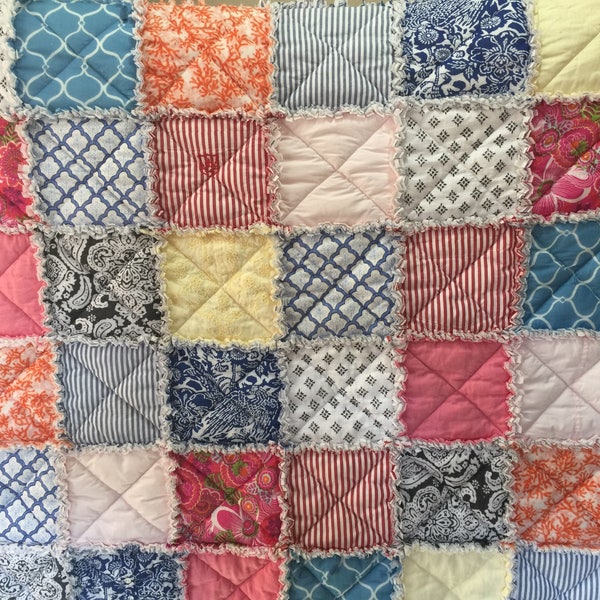 MEMORIAL QUILT made from loved ones clothing