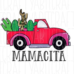 Vintage Truck/Cinco de Mayo png, sublimation, digital download - hand drawn