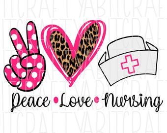 Love Nurse Svg Etsy