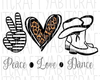 Free Free 259 Peace Love Dance Svg SVG PNG EPS DXF File