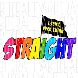 Straight/Gay Pride/Rainbow SVG, PNG, Sublimation, Téléchargement numérique, art vectoriel, silhouette, cricut