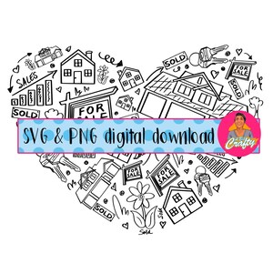Onroerend goed hart/vrede, liefde, onroerend goed/png, svg/sublimatie/digitale download, cricut, silhouet, print n cut, vector-volledig Graveerbaar