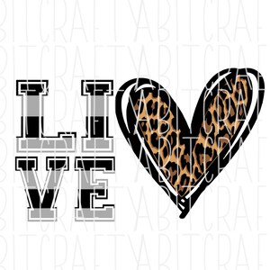 Live, Love, Custom Maskottchen SVG, PNG/Sublimation digitaler Download, Cricut, Silhouette, Vektorgrafik - Fügen Sie Ihren eigenen Maskottchen-/Teamnamen hinzu