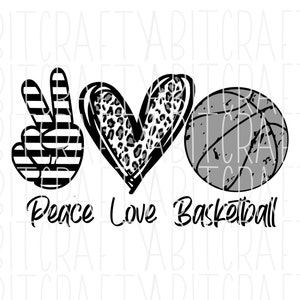 Pace, amore, basket grigio svg, png, sublimazione, download digitale, cricut, silhouette