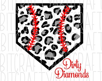 Diamonds/baseball/softball SVG, PNG, sublimation, digital download, silhouette, waterslide, print n cut - fully cuttable!