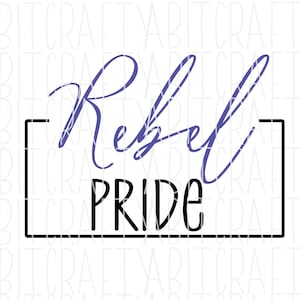 Rebels/Rebel Pride svg/png/Mascot/digital download/sublimation - Color changes upon request!