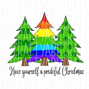 Arbre des fiertés/arbre de la Gay Pride/arbre de Noël à motifs svg, png, sublimation, téléchargement numérique, Cricut, Silhouette
