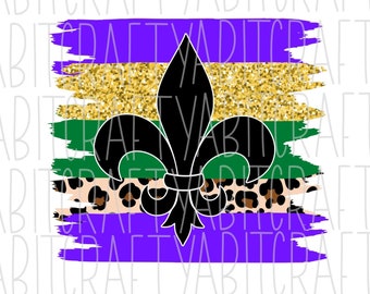 Mardi Gras SVG, PNG, sublimation, digital download, cricut, silhouette, print n cut, waterslide - Two styles available!