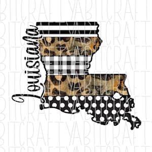 Louisiana Mixed Patterns png, sublimation, digital download