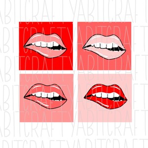 Lips svg, png, sublimation, digital download, hand drawn
