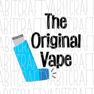 Asthma/Inhaler SVG, PNG, Sublimation, digital download, cricut, silhouette, waterslide, print and cut