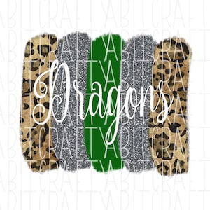 Leopard Dragons Mascot png, sublimation, digital download