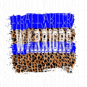 Warriors png/mascot/digital download/sublimation