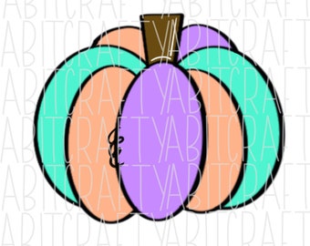 Fall Pumpkin png, jpeg, sublimation, digital download - hand drawn