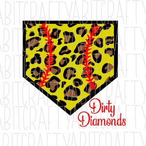 Softball Diamonds/SVG, PNG, sublimation, digital download, silhouette, waterslide, print n cut - fully cuttable!