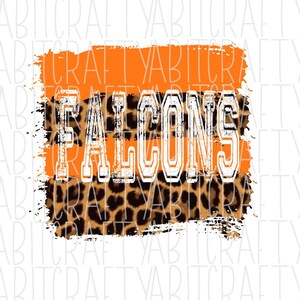 Leopard Falken Splatter PNG / Sublimation, digitaler Download