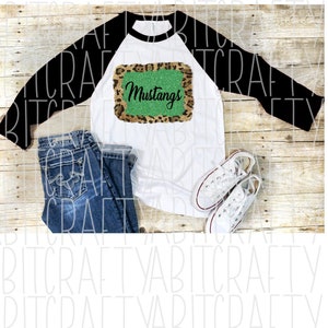 Leopard/Glitter frame PNG, sublimation, digital download - 3 colors included! (No word included - for sample purposes only!)