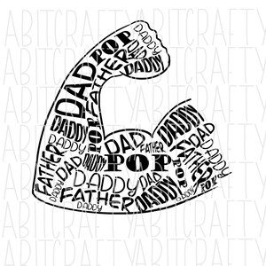 DAD/Strong/Father’s Day SVG, PNG, sublimation, téléchargement numérique, art vectoriel, cricut, silhouette