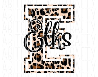 Leopard Elks Design/Back to School/Mascor PNG/Sublimation, Digital Download