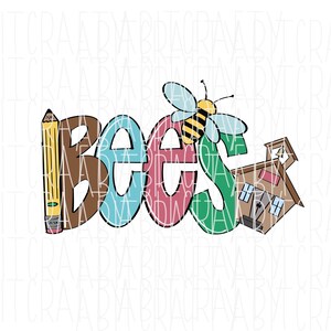Bienen II png/Maskottchen/digitaler Download/Sublimation/DTG, Print dann Cut