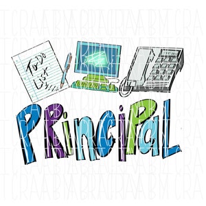 Director/Escuela AP/Administrador/ PNG, Sublimación/Descarga Digital