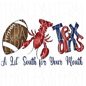 Crawfish, Football & South png, sublimation, Crawfish Sublimation, digital download, cricut, DTG, Print then Cut