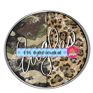 Adler Leopard/Camo PNG/Sublimation Digital Download