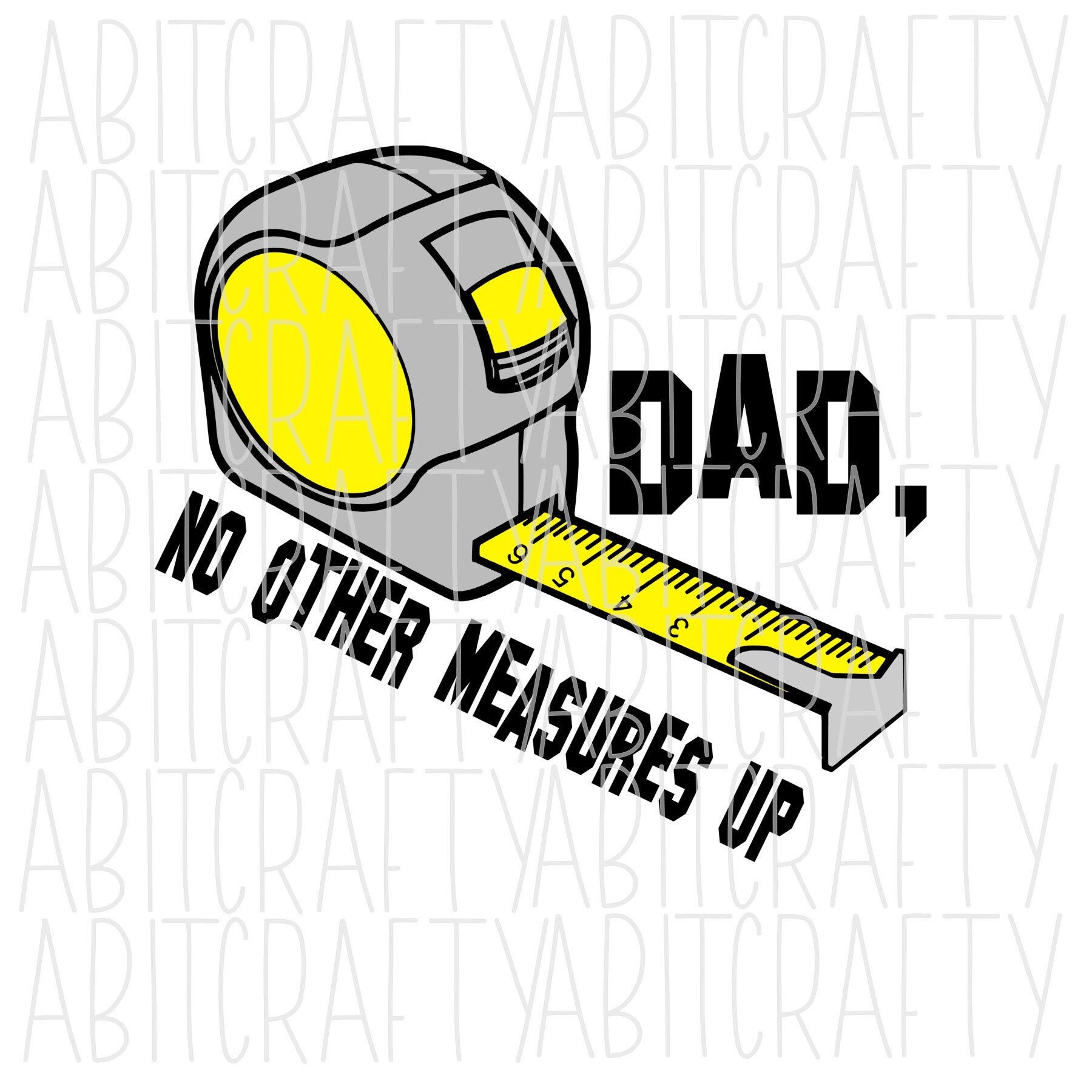 Daddy/father's Day/tape Measure SVG PNG Sublimation Etsy UK