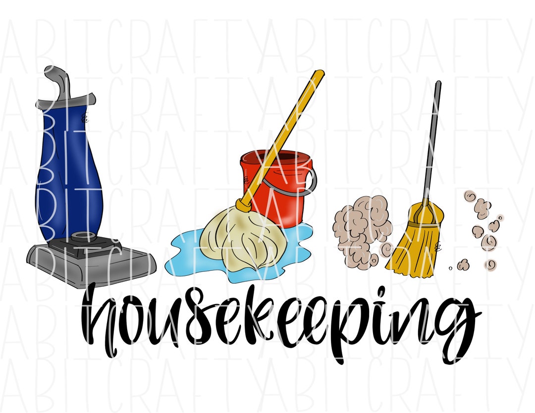 Housekeeping Supplies/housekeeper Png/sublimation, Digital Download